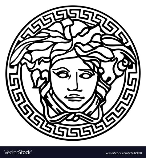 Versace face logo